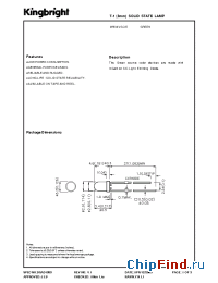 Datasheet W934VGC/E manufacturer Kingbright