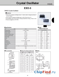 Datasheet EXO-3-15.9744M manufacturer Kyocera Kinseki