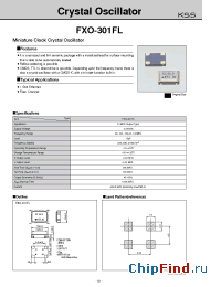 Datasheet FXO-301FL manufacturer Kyocera Kinseki
