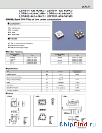 Datasheet LSFB44-426-800K0 manufacturer Kyocera Kinseki