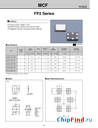 Datasheet MXF45-30AF-FP2 manufacturer Kyocera Kinseki