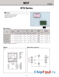 Datasheet MXF45-7.5BF-BT6 manufacturer Kyocera Kinseki