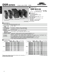 Datasheet DSR180-12-14 manufacturer Densei-Lambda