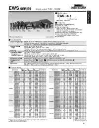 Datasheet EWS100-18 manufacturer Densei-Lambda