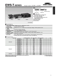 Datasheet EWS1500T-36 manufacturer Densei-Lambda