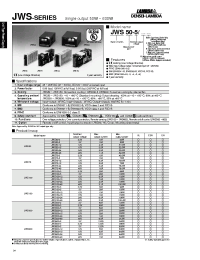 Datasheet JWS100-5 manufacturer Densei-Lambda