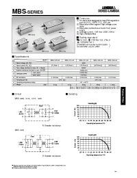 Datasheet MBS1210-22 manufacturer Densei-Lambda