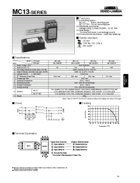 Datasheet MC1306 manufacturer Densei-Lambda