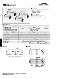 Datasheet MXB-1206-33 manufacturer Densei-Lambda