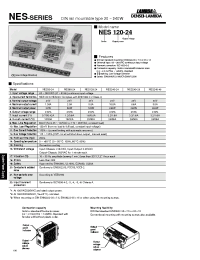 Datasheet NES240-48 manufacturer Densei-Lambda