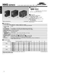 Datasheet NND30-1212 manufacturer Densei-Lambda