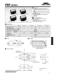Datasheet PBF-1201-22 manufacturer Densei-Lambda