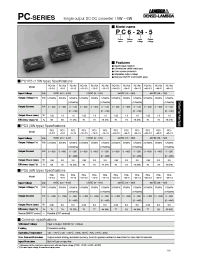 Datasheet PC1R5-48-5 manufacturer Densei-Lambda