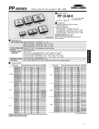 Datasheet PP15-12-15 manufacturer Densei-Lambda