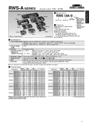 Datasheet RWS100A-15 manufacturer Densei-Lambda