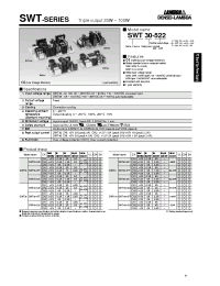 Datasheet SWT30-522 manufacturer Densei-Lambda
