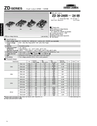 Datasheet ZD30 manufacturer Densei-Lambda