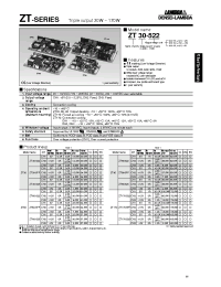 Datasheet ZT170-522 manufacturer Densei-Lambda