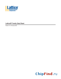 Datasheet LFXP10C-3F256C manufacturer Lattice