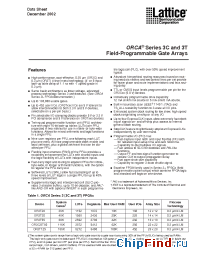 Datasheet OR3T1256BC432I-DB manufacturer Lattice