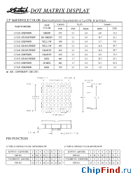 Datasheet LJ2321-11EWRW manufacturer Ledtech