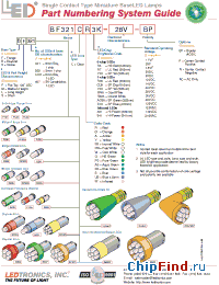Datasheet BF200CO3K-28V-P manufacturer LEDtronics