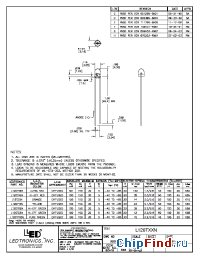 Datasheet L120TG6N manufacturer LEDtronics