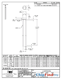 Datasheet L120TR5L manufacturer LEDtronics