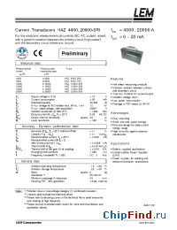 Datasheet HAZ12000-SRI manufacturer LEM