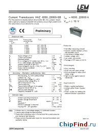 Datasheet HAZ14000-SB manufacturer LEM