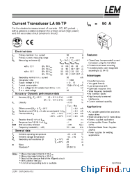 Datasheet LA55-TP manufacturer LEM