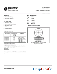 Datasheet DCR1050F36 manufacturer Linear IS