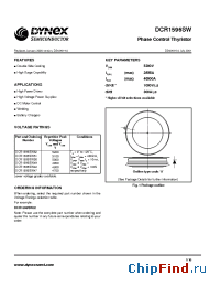 Datasheet DCR1596SW52 manufacturer Linear IS