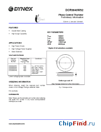 Datasheet DCR3640W52 manufacturer Linear IS