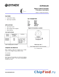 Datasheet DCR490J65 manufacturer Linear IS