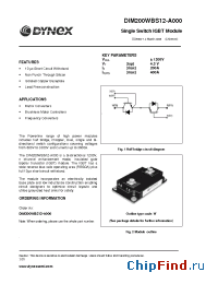 Datasheet DIM200WBS12-A manufacturer Linear IS