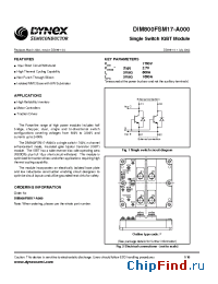 Datasheet DIM800FSM17-A manufacturer Linear IS