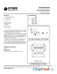 Datasheet GP250MLS06S manufacturer Linear IS