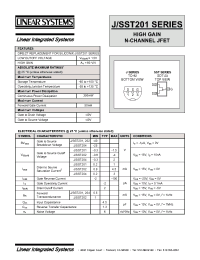 Datasheet J201 manufacturer Linear IS