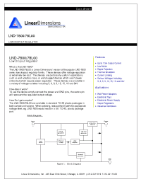 Datasheet LND-78L00 manufacturer Linear