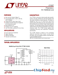 Datasheet LT1027EC manufacturer Linear