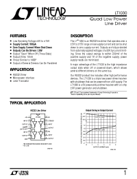 Datasheet LT1030CJ manufacturer Linear