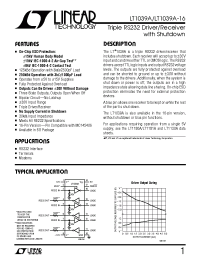 Datasheet LT1039AMJ16 manufacturer Linear