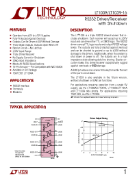 Datasheet LT1039CSW16 manufacturer Linear