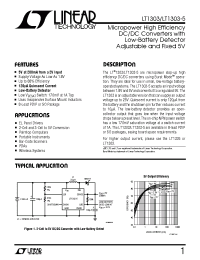 Datasheet LT1303 manufacturer Linear