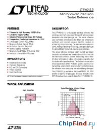 Datasheet LT1460B-2.5 manufacturer Linear