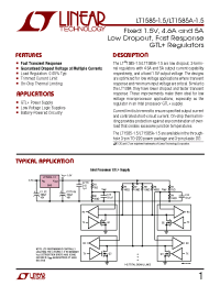 Datasheet LT1585CT-1.5 manufacturer Linear