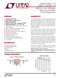 Datasheet LT3021-1.5 manufacturer Linear