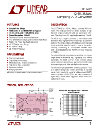 Datasheet LTC1412C manufacturer Linear