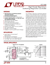 Datasheet LTC1430CN8 manufacturer Linear
